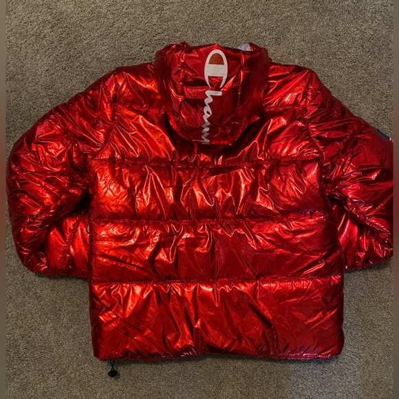 🎁NWT Champion Metallic NASA Jacket S - Picture 4 of 16
